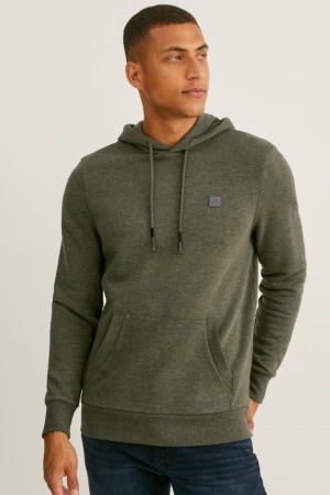 C&A Recycled Sweatshirts Donkergroen | ZRB-640857