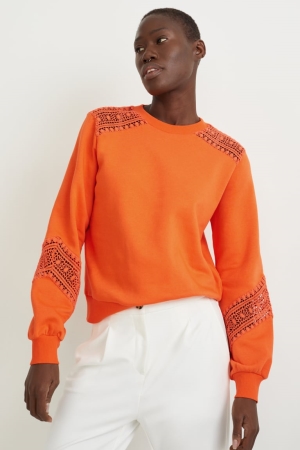C&A Recycled Sweatshirts Oranje | NER-571430