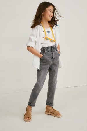 C&A Regular Jeans Blauw Grijs | ACG-047396