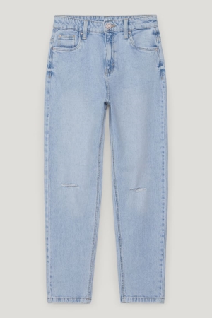 C&A Relaxed Jeans Blauw Lichtblauw | BCO-650237