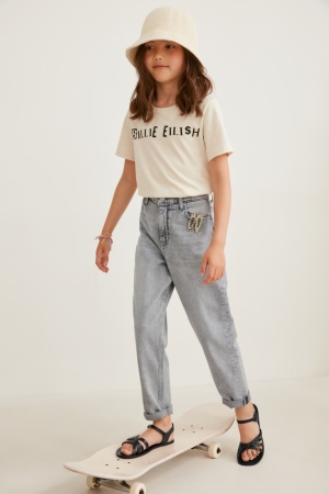 C&A Relaxed Jeans Blauw Lichtgrijs | JKM-264795