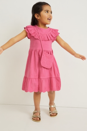 C&A Set And Bag 2 Piece Jurken Roze | GWV-584937
