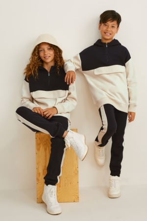 C&A Set And Joggers Genderneutral 2 Piece Broek Zwart | RBK-916328