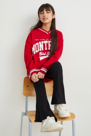 C&A Set And Leggings 2 Piece Broek Rood | VEA-492387