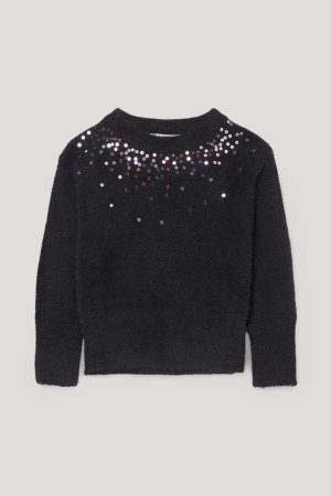 C&A Shiny Jumpers Zwart | XHU-376504