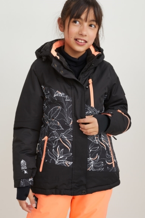 C&A Ski With Hood Jassen Zwart | VLE-748906