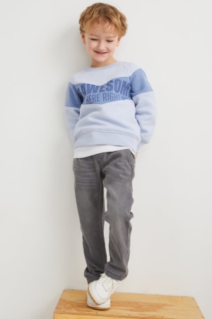 C&A Slim Jeans Blauw Grijs | FNL-187354