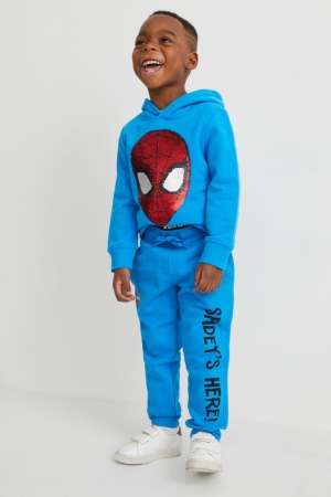 C&A Spider-man Joggers Broek Blauw | GFZ-814237