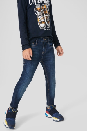 C&A Super Mager Jeans Blauw Donkerblauw | RLJ-724968