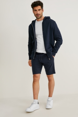C&A Sweat Korte Broek Donkerblauw | WPU-815306