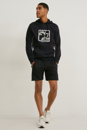 C&A Sweat Korte Broek Zwart | YRM-072945