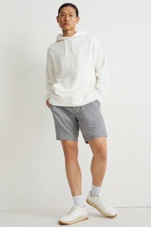 C&A Sweat With Organic Katoenen Korte Broek Lichtgrijs | YGN-062574