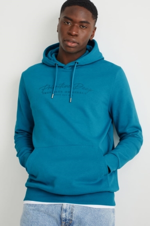 C&A Sweatshirts Donkerturquoise | AOR-274951