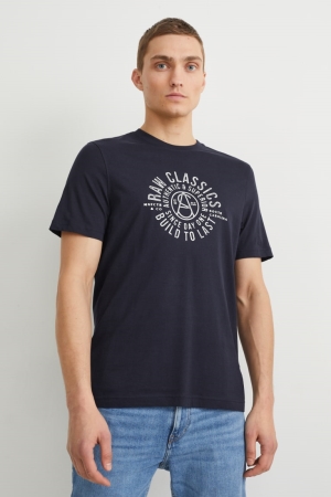 C&A T-shirts Donkerblauw | IZM-803124