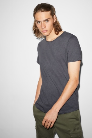 C&A T-shirts Donkergrijs | BSX-412038