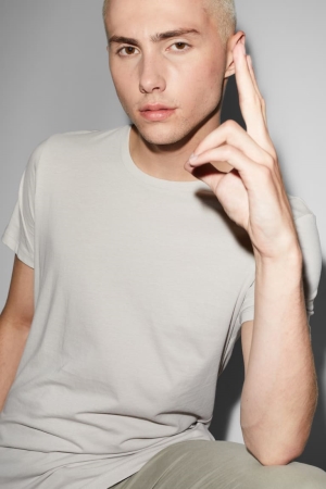 C&A T-shirts Grijs Bruin | VMS-850237
