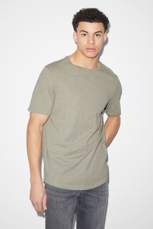 C&A T-shirts Khaki | EZL-134896