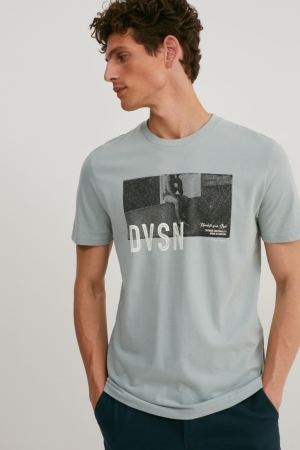 C&A T-shirts Lichtgrijs | CLN-368017