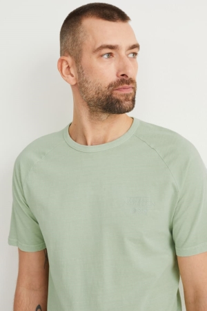 C&A T-shirts Lichtgroen | ZQS-946701