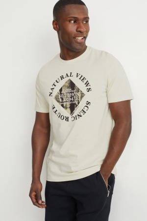 C&A T-shirts Wit | WER-504961