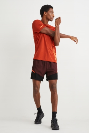 C&A Technical Korte Broek Donkerbruin | FWH-123498
