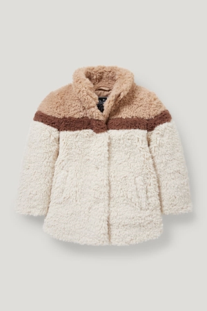 C&A Teddy Fur Jassen Wit | SIU-048629