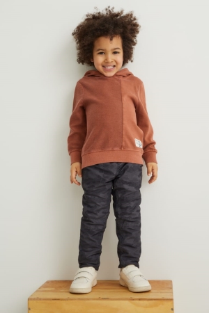 C&A Thermal Patterned Broek Donkergrijs | QDT-976435