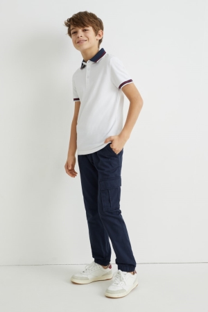 C&A Trousers Broek Donkerblauw | AOI-861092