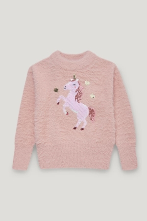 C&A Unicorn Shiny Jumpers Roze | PIK-423596