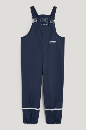 C&A Waterdichte Dungarees Broek Donkerblauw | CVY-461208