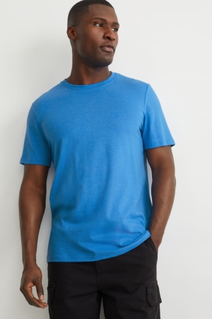 C&A With Organic Katoenen T-shirts Blauw | DIH-690742