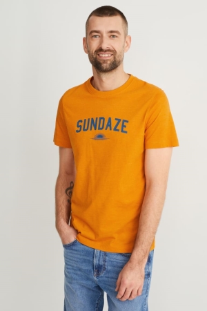 C&A With Recycled Polyester T-shirts Oranje | UXM-254809